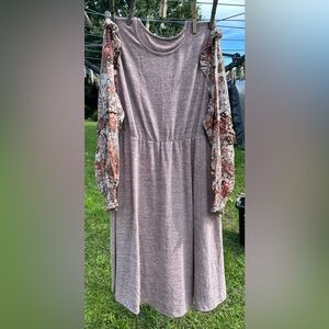 New Floral Sleeve Dress perfect fall colors SHEIN women’s 2X 20 22